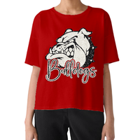 T-shirt scintillant à sequins pour femme, personnalisé pour le jour du match, avec broderie sequins spirit d'équipe, manches courtes, coupe oversize, dernière collection, respirant
