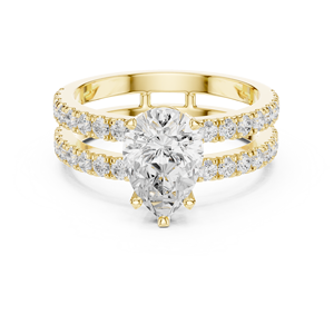 แหวนผู้หญิงชุบทอง14K ดีไซน์หรูหรา - Product Image 5