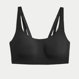 New Arrival Women's Sports Bra Eco-Friendly Breathable Yoga Gym Wear Medium Support Seamless Front Logo Removable <b>Pads</b> 2026 - Product Image 3