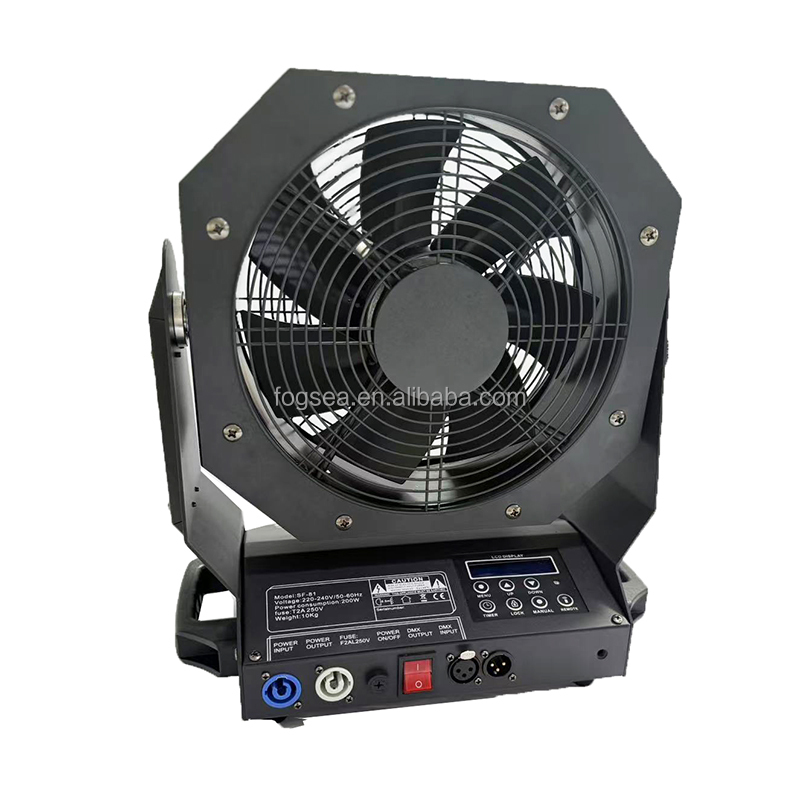 Guangzhou DJ Light Direct Sales 700W Stage LED Fan Machine Dmx for Event Show White Emitting Color