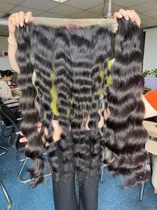 Cheveux humains vierges Remy 100% bruts, prix de gros du Vietnam - Cheveux de haute qualité, mèches super double tirées, naturellement ondulés, cuticules intactes - Product Image 2