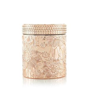 Collection de Qualité Supérieure : Pot à Bougie Cylindrique en Métal Fait Main, Écologique, avec Couvercle Imprimé UV – Design de Luxe pour la Maison, les Restaurants et les Mariages - Product Image 4
