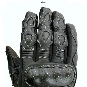 Customise Printed Leather Motorbike Gloves Racing <b>Motorcycle</b> Gloves Cowhide Leather - Product Image 5