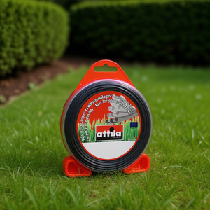 Hilo de nailon Attila Star para desbrozadora 2.4mm x 15m negro, suministros de jardín 000935 - Product Image 3