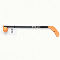 Ensemble de bâtons de hockey silencieux, bâton de hockey en plastique ABS+PP avec balle en mousse silencieuse, jouet d'entraînement de hockey sur sol silencieux
