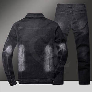 เซ็ตยีนส์สำหรับผู้ชายสไตล์ใหม่ชุดยีนส์สำหรับผู้ใหญ่สำหรับผู้ชายชุดสำหรับกิจกรรมกลางแจ้งออกแบบได้ตามที่ต้องการ - Product Image 2