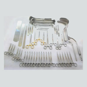 Juego Básico de Laparotomía de 104 Piezas, Instrumentos Quirúrgicos de Acero Inoxidable, Manual MOL, Alta Calidad, Estándar Alemán, Certificado CE - Product Image 2