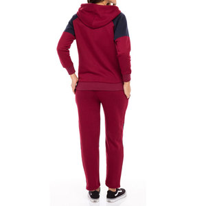 ชุดวอร์มแทรคสูทผ้าฝ้าย 100% ระบายอากาศได้ดี แขนยาว เหมาะสำหรับออกกำลังกาย แบบ unisex สำหรับฤดูหนาว ชุดสองชิ้น - Product Image 3