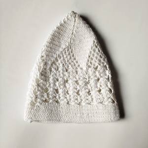 Namaz Hijab Hat KUFI Musulmán Oración Cap con bordado Boutique Crochet Diseño Algodón Sombrero islámico para hombres - Product Image 6
