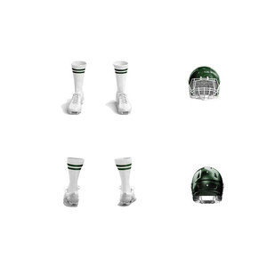 Uniforme de Fútbol Americano Personalizado Ligero de Alta Calidad, Transpirable, Antibacteriano, de Secado Rápido, 100% Poliéster, Color Liso - Product Image 6