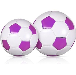 Ballon de football en cuir PU personnalisé de haute qualité Football officiel de taille 5 pour équipe adultes ballons de football à impression bleue Sports et entraînement - Product Image 2