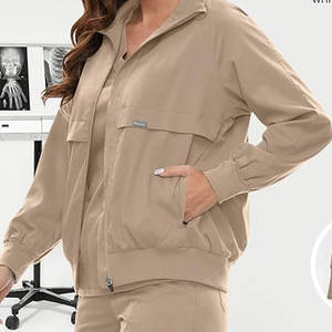 Nouveaux modèles femmes vestes clinique infirmière uniformes soins infirmiers médicaux gommages uniformes vestes nouveau à la mode 2025 - Product Image 3