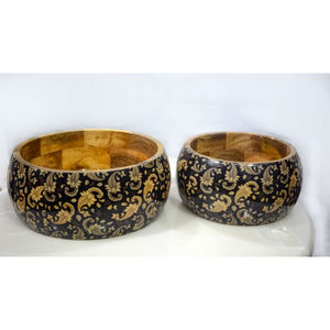 Round Mango <b>Wood</b> <b>Salad</b> <b>Bowl</b> Best Quality for Home Kitchen Ideal for Food Fruit Mixing <b>Bowl</b> Available in India - Product Image 5