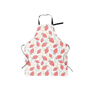 Delantal de cocina de material de algodón 100% de diseño personalizado de suministro a granel con logotipo personalizado - Product Image 4