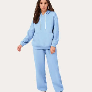 Survêtements d'entraînement Survêtements grande taille pour femmes Vêtements deux pièces Sweat à capuche et pantalon de survêtement Ensemble de survêtements - Product Image 6
