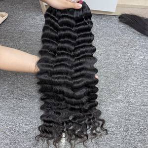 Extensiones de cabello humano de muestra gratis, paquetes de cabello ondulado natural de color negro con envío rápido al por mayor - Product Image 6