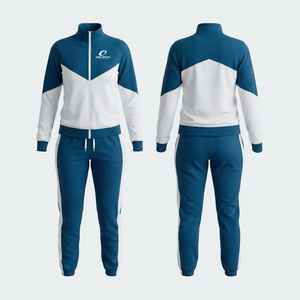 Conjuntos Deportivos Casuales de Invierno para Mujer de Secado Rápido, Servicio OEM ODM, Pantalones Deportivos y Sudadera con Cremallera 100% Algodón - Product Image 6