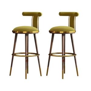 Tabourets de bar à cadre en métal de haute qualité Chaises de restaurant de bar solides Meubles pour s'asseoir avec repose-pieds et dossier - Product Image 5