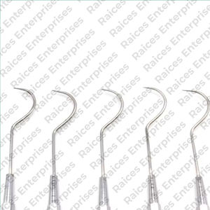 Détartreur dentaire manuel professionnel à double extrémité en acier inoxydable pour la vente en ligne - Product Image 3