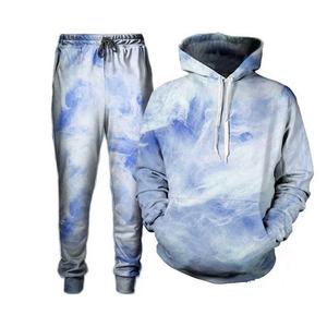 Design Your Own Winter Sublimation Fleece Track Suits Custom Logo Hoodies and <b>Sweat</b> Pants Jogger Set Unisex - Product Image 6