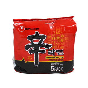 Nouilles Ramen épicées au bœuf Nongshim Shin Ramyun, soupe instantanée en vrac, frites, 3,03 oz x 1 - Product Image 4