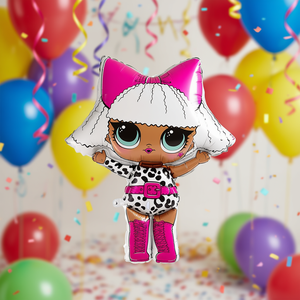 Ballon en feuille d'aluminium Lol Surprise 68X86Cm, décoration de fête, sac de 2 pièces - Product Image 3