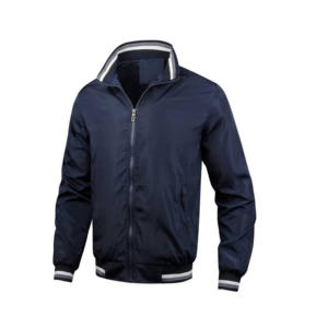 2024 último modelo de chaqueta bomber personalizada de moda para adultos con costuras de nailon para hombres - Product Image 2