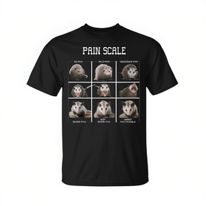 T-shirt Promozionale Infermiera Traumatologa Opossum: Scala del Dolore e Valutazione del Dolore - Product Image 2