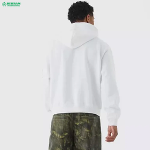 New Arrival Light Weight 100% Cotton Fleece Pullover Hoodie High Quality Customized Logo Screen Printing No <b>String</b> Men's Hoodies - Product Image 2