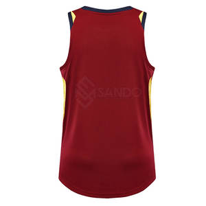 Ropa deportiva profesional para hombre, camiseta de baloncesto, fabricación de fábrica, camiseta de baloncesto sin mangas - Product Image 2