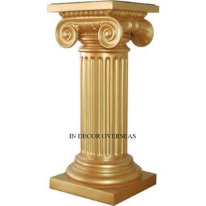 Mármol blanco Natural 100% y Metal chapado en oro de alta calidad Aspecto atractivo Diseñador único Centro DE MESA DE BODA Suministros de decoración - Product Image 3