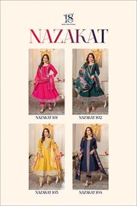Collezione Estiva Tradizionale di Lusso per Donne, Kurti in Puro Mussolina con Ricami Artigianali, Vestibilità Regolare, Moda Maruti, Set con Pantaloni Teby - Product Image 6