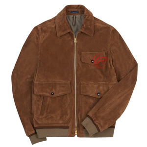 Vestes universitaires pour hommes très vendues, manches longues, fermeture éclair intégrale, personnalisables, devant en nylon/polyester, écologiques, séchage rapide, respirantes - Product Image 4