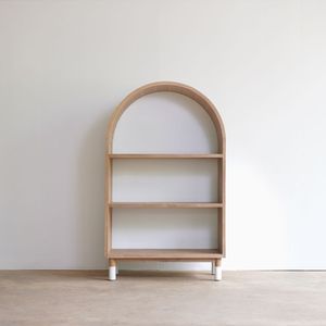 Librería de madera de lujo moderna y elegante contemporánea para niños y adolescentes Muebles de dormitorio y sala de estar - Product Image 3