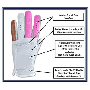 ถุงมือกอล์ฟหนังนิ่มสำหรับผู้ชายและผู้หญิงถุงมือกอล์ฟหนังแพะระบายอากาศได้ดีมีสายปรับได้โลโก้ลูกค้า - Product Image 2