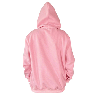 Sweat à capuche unisexe en satin doublé de soie et polaire avec cordon de serrage, insigne pailleté à capuche avec logo brodé personnalisé de taille XS pour hommes - Product Image 3