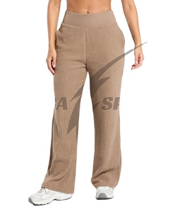 Pantalon de survêtement évasé haut de gamme et tendance pour hommes et femmes – Léger, ajusté et ample, style droit - Product Image 1
