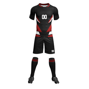 Diseño personalizado y logotipo adultos tamaño transpirable Deportes Fútbol uniforme conjunto OEM servicio barato alta calidad fútbol desgaste - Product Image 5