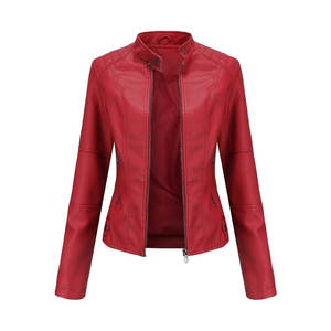Veste légère en cuir véritable personnalisée pour femmes, haute qualité, nouveau design, respirante, caractéristique, mode OEM, au prix de gros - Product Image 1