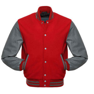 Classic Varsity Fit College Baseball Varsity Jacket OEM Logotipo personalizado Premium Prendas de abrigo Streetwear Bomber Style Jacket para hombres - Product Image 5