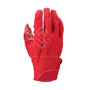 Gants de football américain sur mesure de haute qualité en gros, impression de logo personnalisé, couleurs et tailles personnalisées, cuir PU, SPYTHER GEAR - Product Image 2