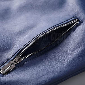 Best Fabric <b>Light</b> Weight <b>Men</b> Leather Winter <b>Jacket</b> Outdoor Use New Design <b>Men</b> Leather <b>Jacket</b> - Product Image 6