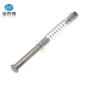 <span class=keywords><strong>Luer</strong></span> khóa 2ml 3ml <span class=keywords><strong>5ml</strong></span> thủy tinh ống tiêm chưng cất dầu ống tiêm với kim loại pit tông - Product Image 2