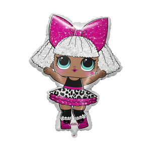 Ballon en aluminium Lol Surprise Diva 85X64Cm, décoration de fête - Product Image 2