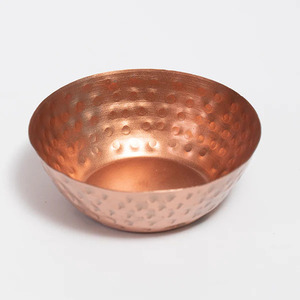 <b>Hammered</b> Design Tea Light Candle Holder Home Decoration Diwali Diya Indian Wedding Tealight Return Gifts Candle Holder - Product Image 2