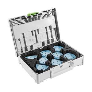 Festool SYS-STF D90/V93 GR-Set Granat Abrasives Systainer con 8 Piezas en Cajas de Herramientas - Product Image 1