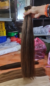 Excellent Quality 100% Remy Virgin Human Hair Bundles Natural Style Vietnam Raw Hair Grade <b>Wig</b> Bulk Unprocessed Wholesale Supply - Product Image 3