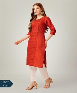 Indian Pakistani Style Salwar Kameez Ready Made Ladies Cotton Suit Stitched Elegant Woman Dresses - Product Image 5