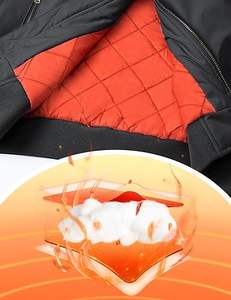 Blousons Homme-Blouson Bomber Automne Hiver Chaud Coupe-Vent Full Zip Casual Manteaux Rembourrés - Product Image 2