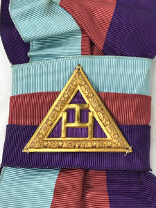 Último diseño de logotipo personalizado de alta calidad Masonic Regalia Sash hecho a mano cliente All Over Print Sashes Ronpex - Product Image 5